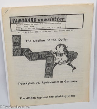 Cat.No: 146991 Vanguard newsletter. Vol. 5, no. 2 (March, 1973). Harry Turner, ed