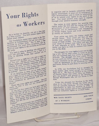 Your rights as workers