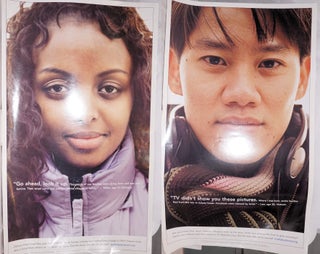Cat.No: 147329 [Two public relations posters on the theme of Israeli aid to refugees from...
