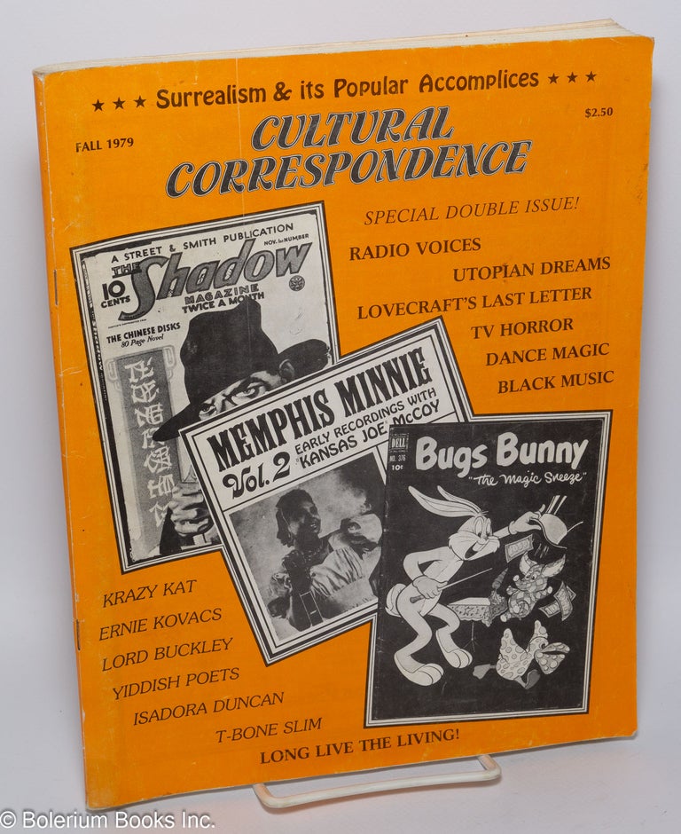 Cat.No: 147503 Cultural Correspondence #10-11, Fall 1979. Paul Buhle, eds., Franklin Rosemont.