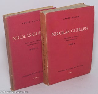Cat.No: 14782 Nicolás Guillén; notas para un estudio biográfico-crítico. Angel Augier