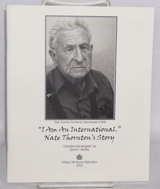 Cat.No: 147905 "I am an International." Nate Thornton's story, compiled and designed by...