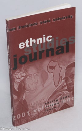 Cat.No: 148210 Ethnic studies journal: spring 2001 issue, volume I, issue 1