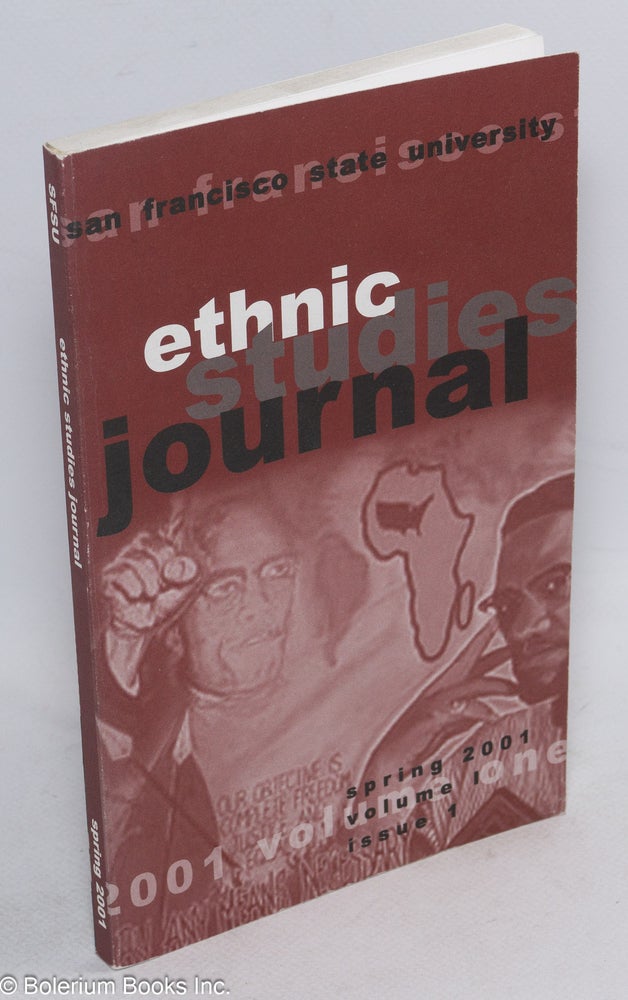 Cat.No: 148210 Ethnic studies journal: spring 2001 issue, volume I, issue 1