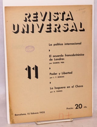 Cat.No: 148290 Revista universal 11, 15 febrero 1935