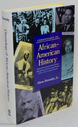 Cat.No: 148740 Chronology of African-American history; Significant events and people from...