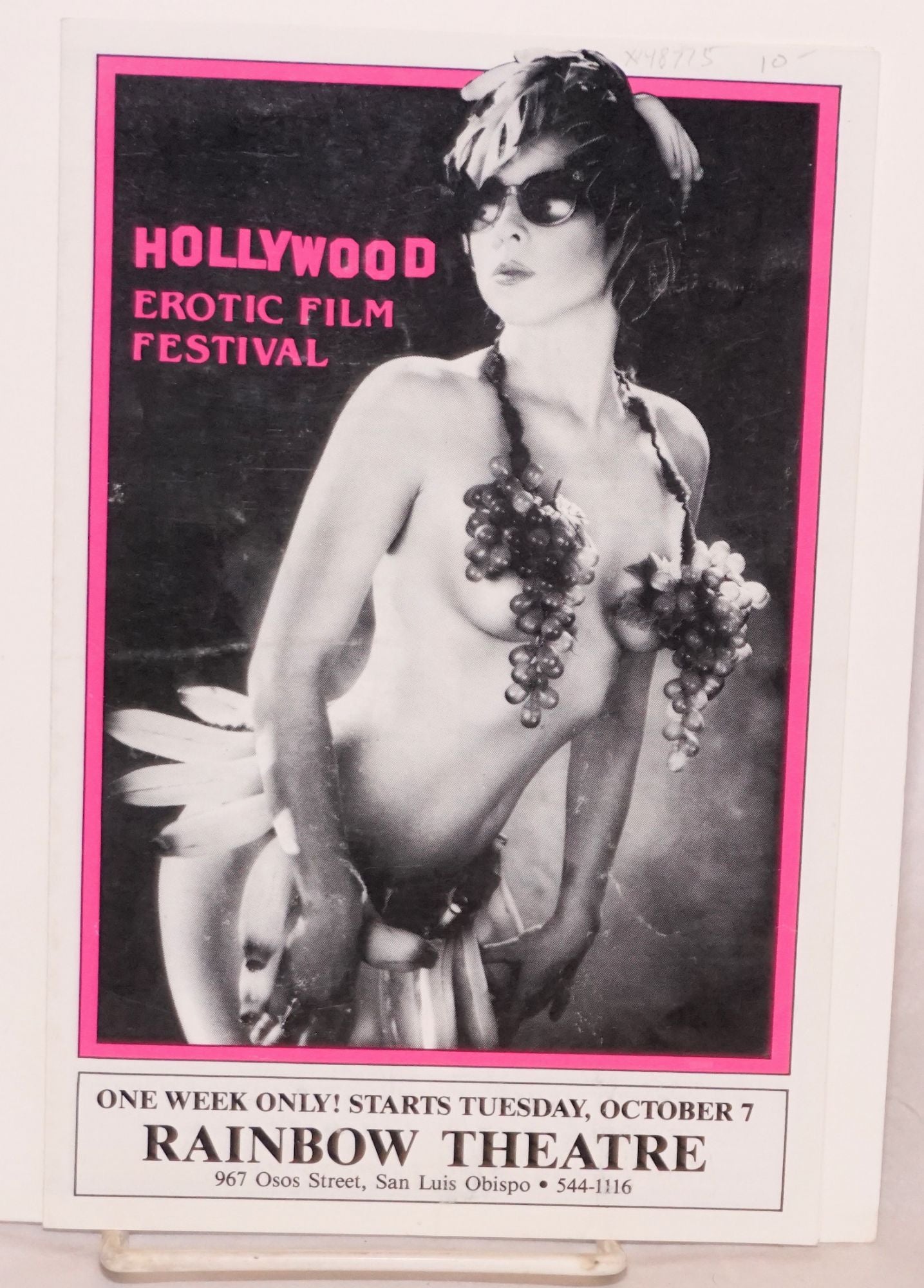 Hollywood Erotic Film Festival; Rainbow Theatre, San Luis Obispo program |  Rainbow Theatre