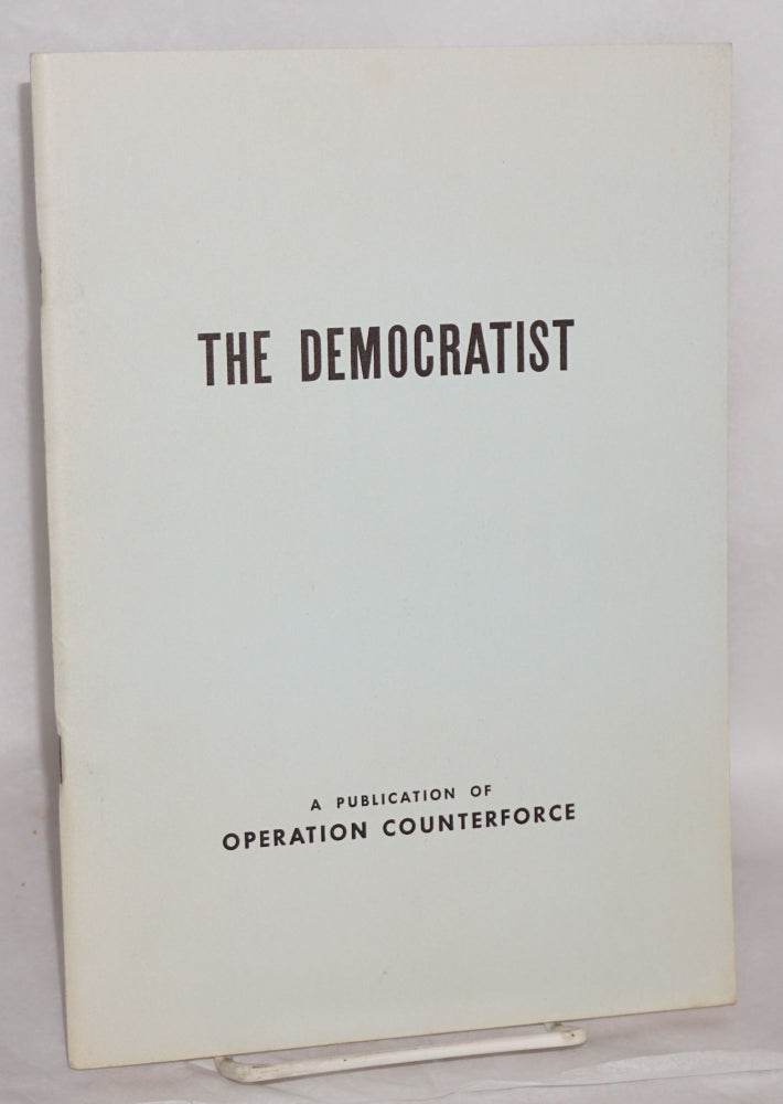 Cat.No: 148903 The Democratist