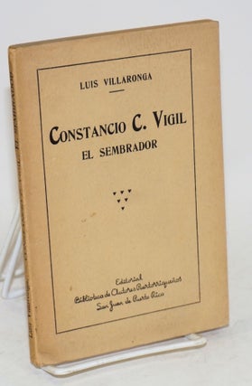 Cat.No: 148977 Constancio C. Vigil; el semrador. Luis Villaronga