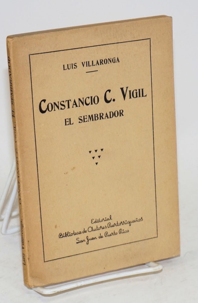Cat.No: 148977 Constancio C. Vigil; el semrador. Luis Villaronga.