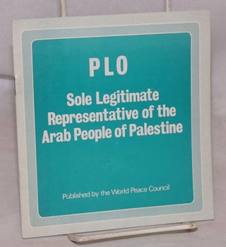 Cat.No: 149128 PLO: Sole legitimate representative of the Arab people of Palestine