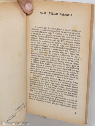 Lo Negro y lo mulato en la poes&iacute;a cubana