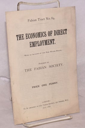 Cat.No: 150530 The economics of direct employment: With an account of the Fair Wages Policy