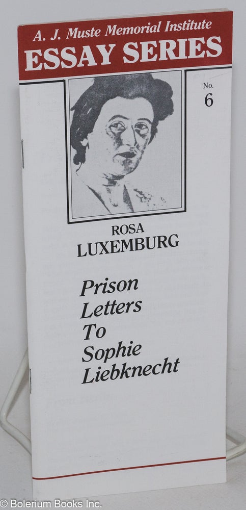 Cat.No: 150718 Prison Letters to Sophie Liebknecht. Rosa Luxemburg.