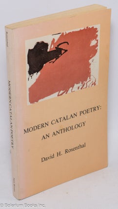 Cat.No: 151195 Modern Catalan poetry: an anthology; poems selected and translated from...