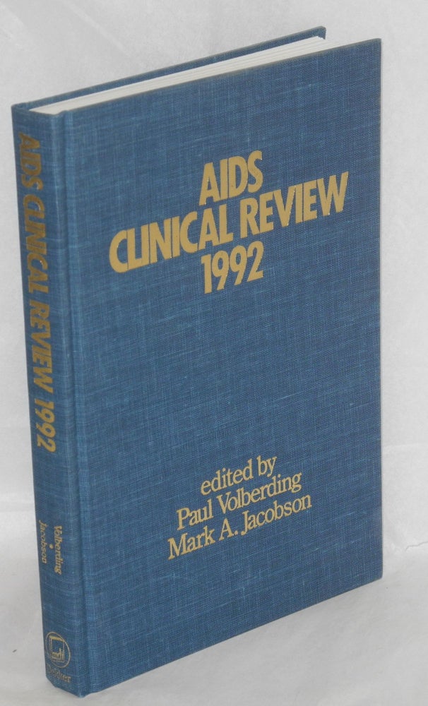 Cat.No: 151235 AIDS clinical review 1992. Paul Volberding, Mark A. Jacobson.