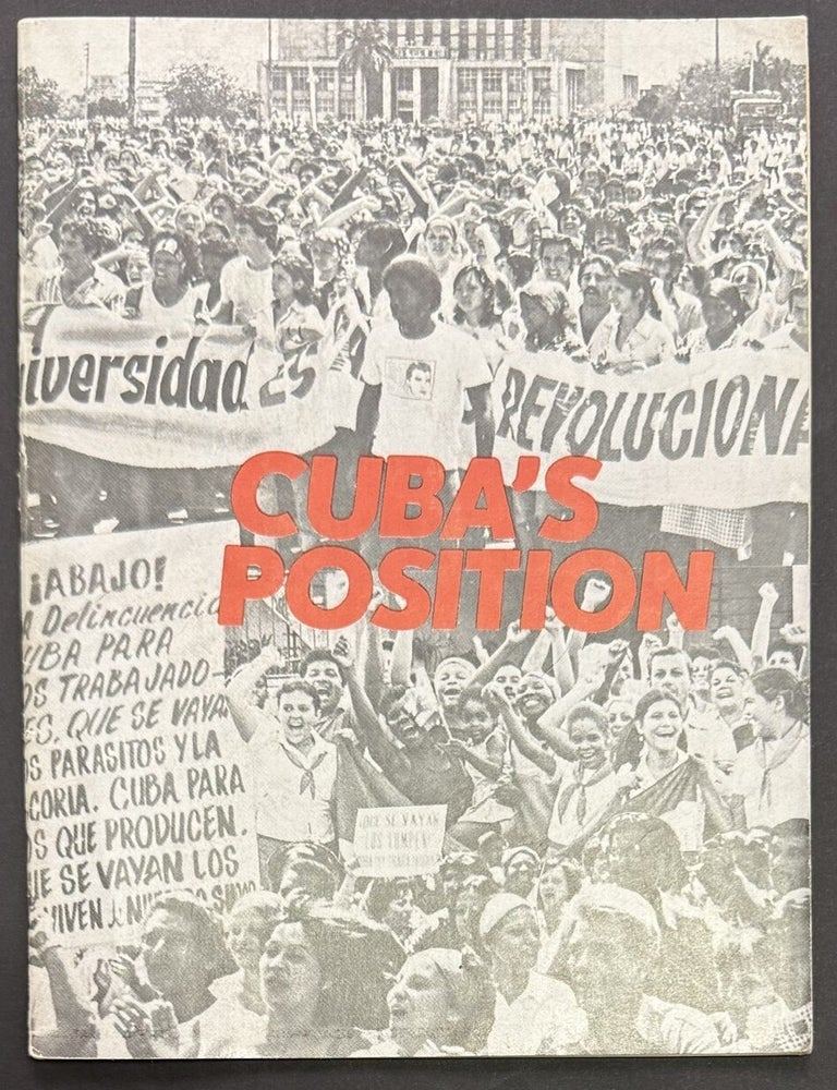 Cat.No: 151491 Cuba's position