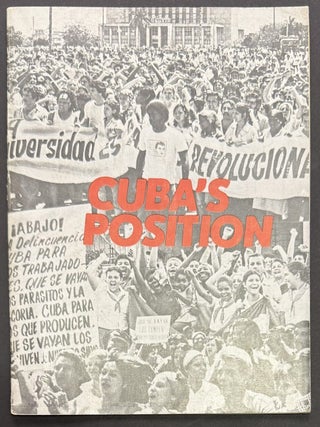 Cat.No: 151491 Cuba's position