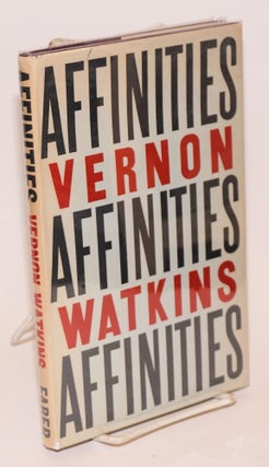 Cat.No: 152339 Affinities; poems. Vernon Watkins