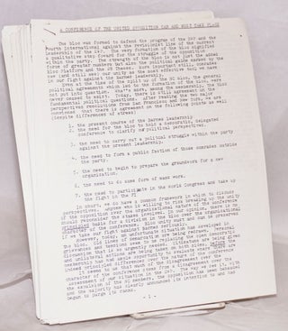 Cat.No: 152434 [Group of 31 documents from the 1983-84 internal strife that decimated the...
