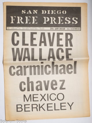 Cat.No: 152825 San Diego Free Press; vol.1, no. 1, 1-14 November 1968