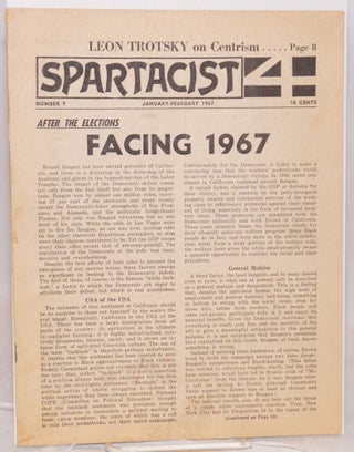 Cat.No: 153027 Spartacist no. 9 (January-February 1967). James Robertson, eds