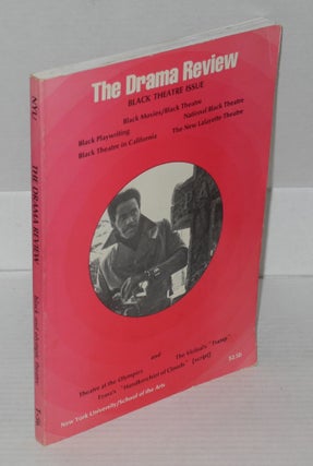 Cat.No: 15343 tdr: the drama review vol. 16, #4, December, 1972. Black theatre issue....