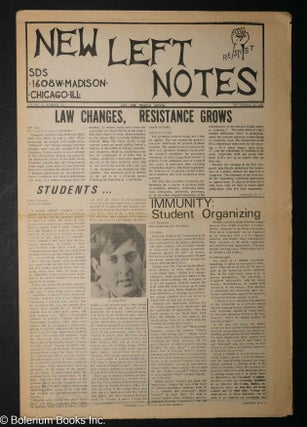 Cat.No: 153779 SDS new left notes, vol. 2, no. 33, September 25, 1967