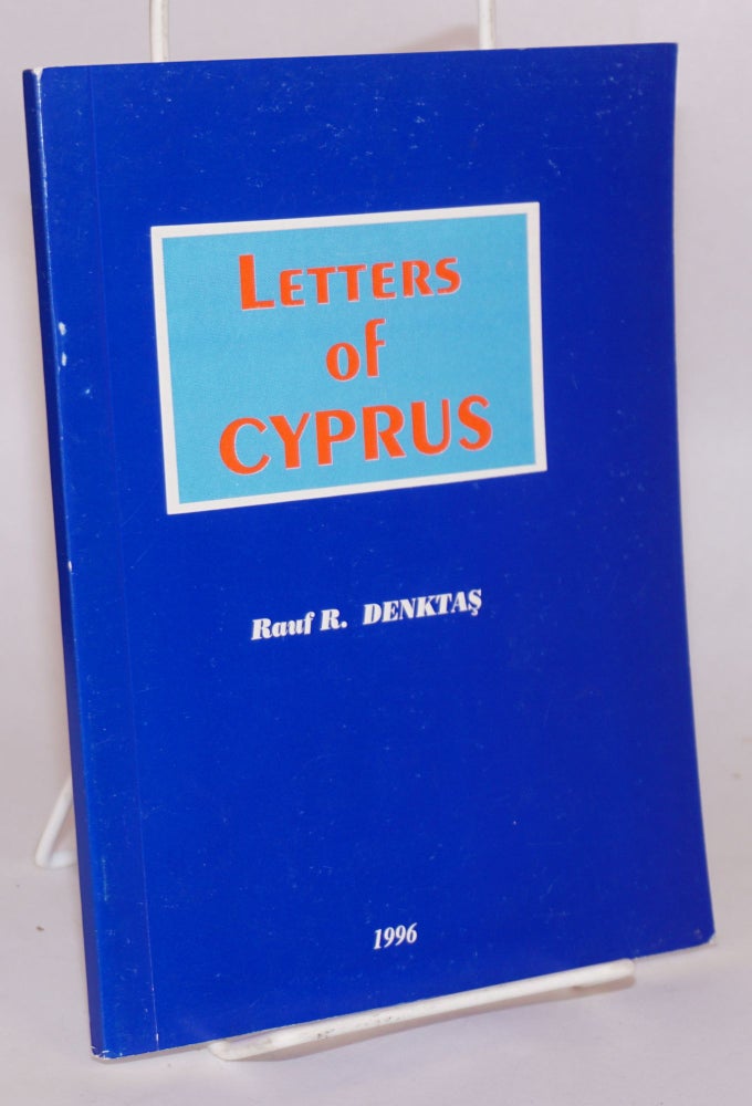 Cat.No: 156190 Letters of Cyprus. Rauf R. Denktas.