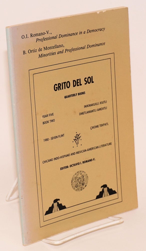 Cat.No: 15620 Grito del sol; quarterly books, year five, book two, 1980 - seven flint