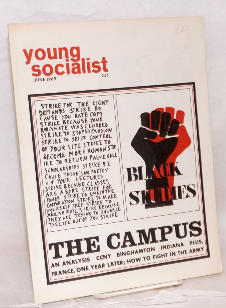 Cat.No: 157309 Young socialist, vol. 12, no. 7 (June 1969). Young Socialist Alliance.