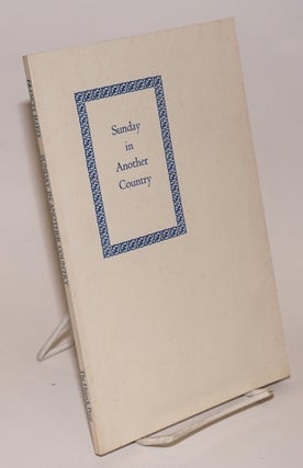 Cat.No: 157785 Sunday in another country (poems). Frances Mayes