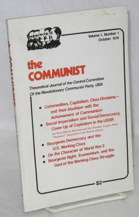Cat.No: 158275 The Communist, theoretical journal of the Revolutionary Communist Party,...
