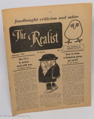 Cat.No: 158575 The Realist: freethought criticism and satire. The magazine of applied...