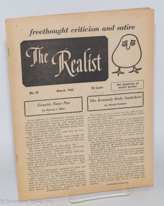 Cat.No: 158715 The Realist [no.57], freethought criticism and satire, the magazine of...