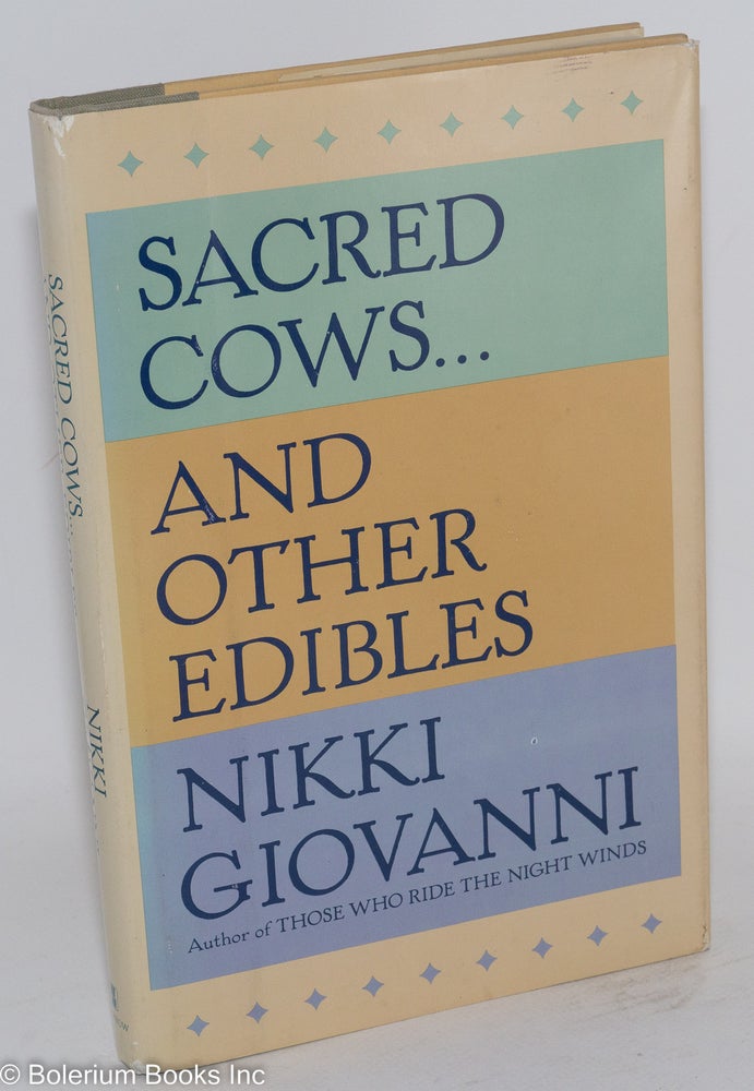 Cat.No: 15969 Sacred cows ... and other edibles. Nikki Giovanni.