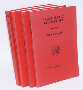 Cat.No: 160160 Numismatic Literature [four issues: 101, 102, 103, 108