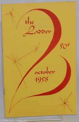 Cat.No: 160900 The Ladder; vol. 3, #1, October 1958. Del Martin, Phyllis Lyon