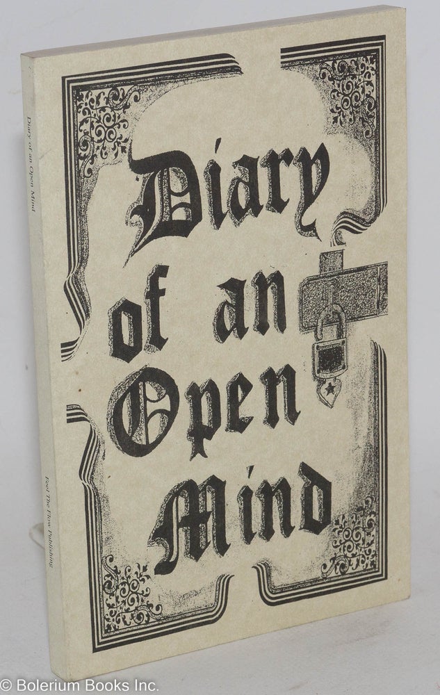 Cat.No: 161458 Diary of an open mind. Gregory W. Bryant.