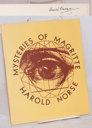 Cat.No: 16240 Mysteries of Magritte [signed]. Harold Norse