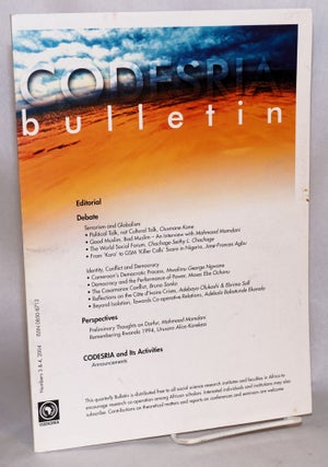 Codesria bulletin numbers 1 & 2, 3 & 4, 2004