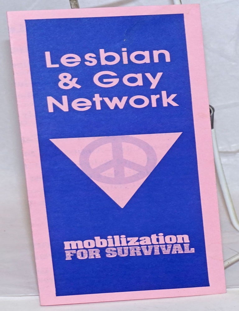 Cat.No: 162488 Lesbian and Gay Network [brochure
