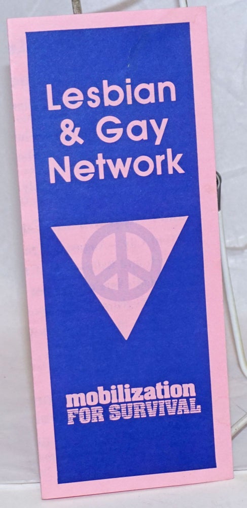 Cat.No: 162488 Lesbian and Gay Network [brochure]