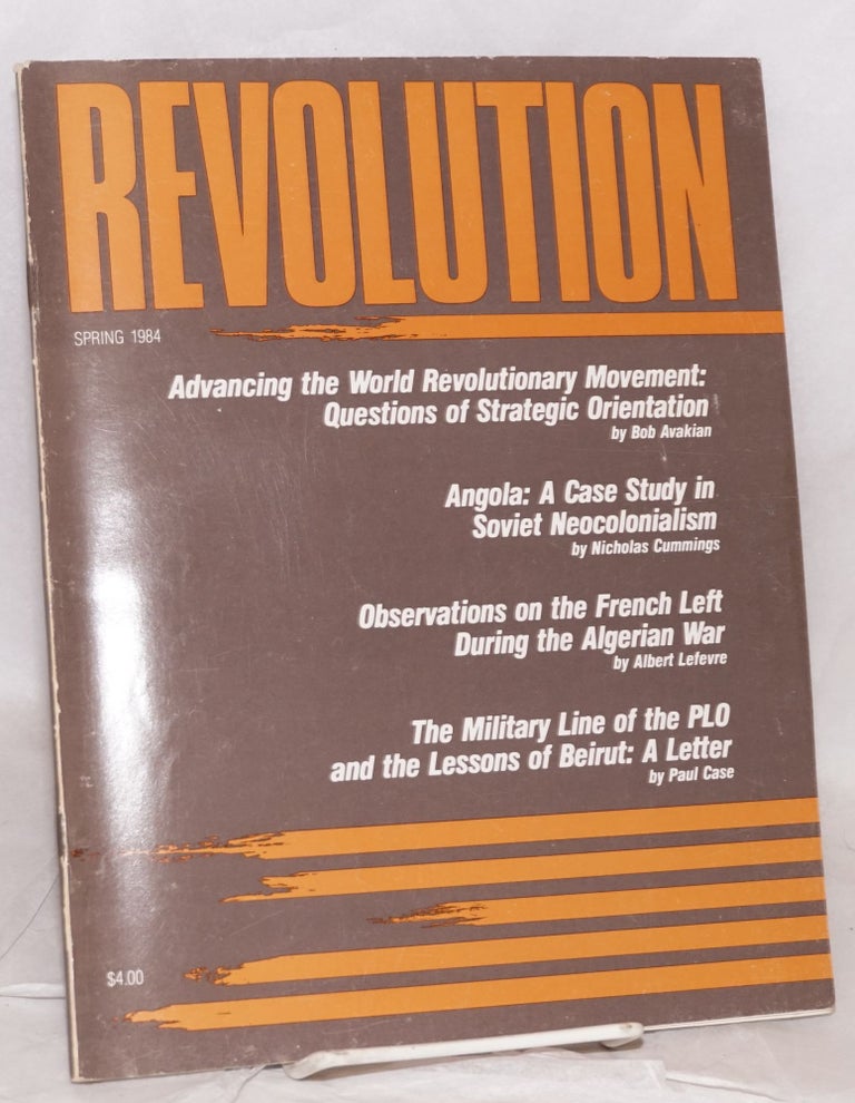 Cat.No: 162614 Revolution : propaganda organ of the Central Committee of the Revolutionary Communist Party (USA). No. 51 (Spring 1984)