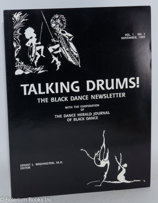Cat.No: 163011 Talking Drums! The black dance newletter with the cooperation of the Dance...