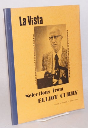 Cat.No: 163047 La Vista; volume 3, number 3, June, 1973: selections from Elliot Curry....