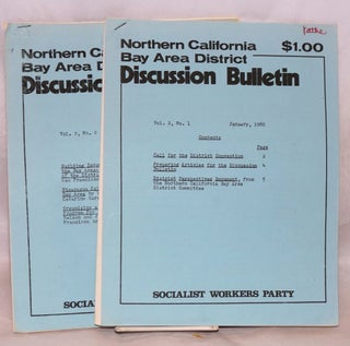 Cat.No: 163147 Northern California Bay Area District discussion bulletins, vol. 2, no. 1...