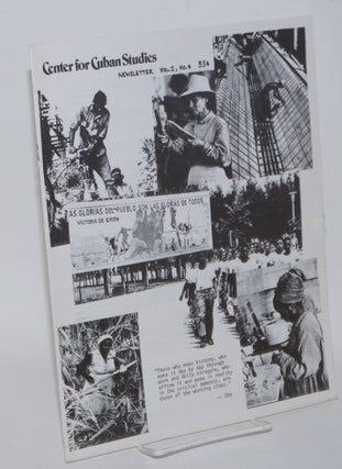 Cat.No: 163330 Center for Cuban Studies Newsletter. Vol. 2, no. 4