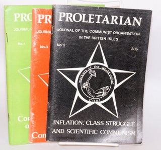 Cat.No: 163543 Proletarian. Journal of the Communist Organisation in the British Isles....