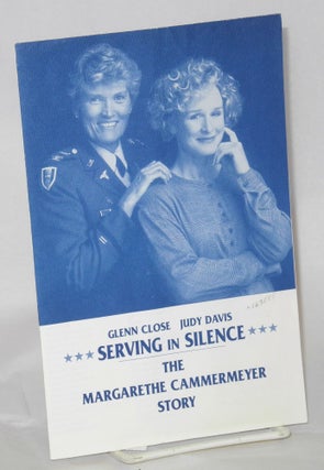 Cat.No: 163558 Glenn Close [and] Judy Davis [in] Serving in silence, the Margarethe...